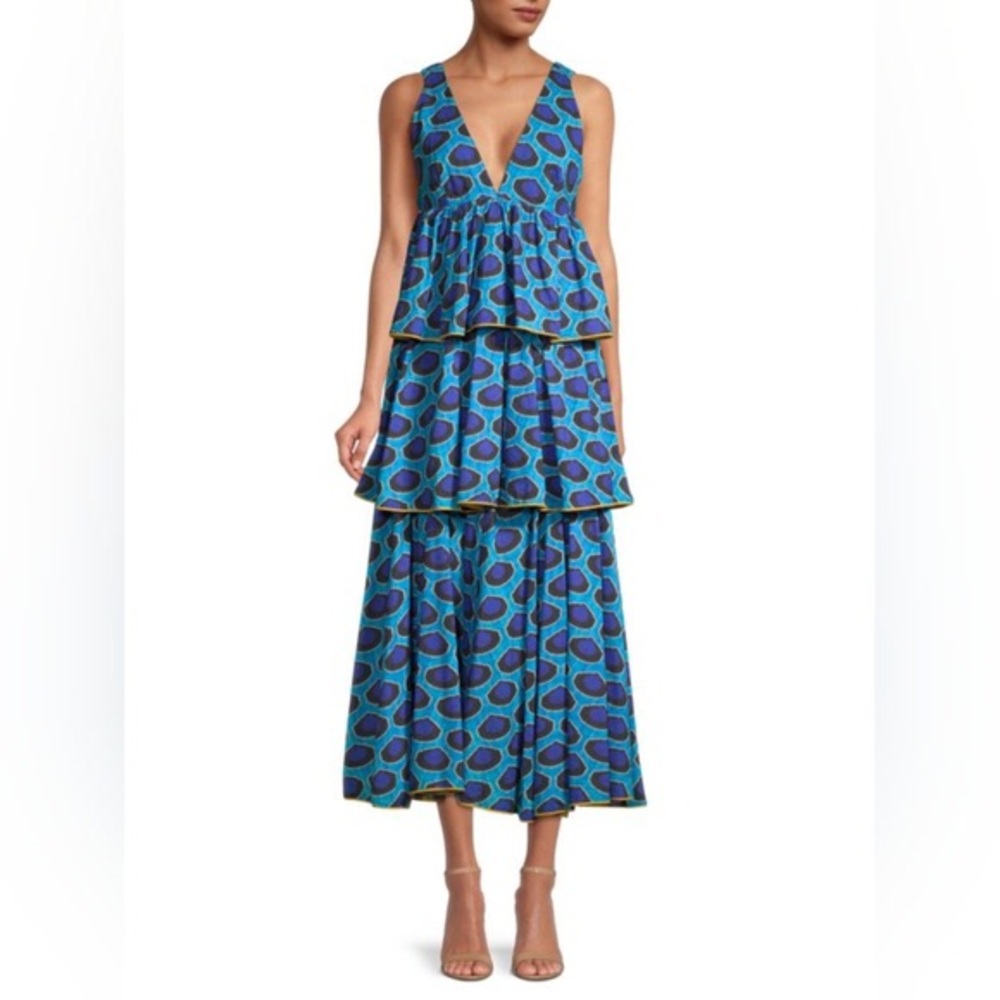 Rhode Blue Multi Size S Dress
